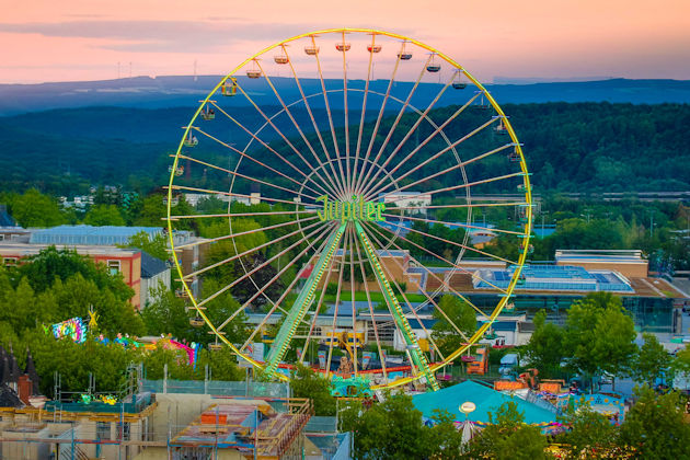 Impressionen von der Säubrennerkirmes in Wittlich (Riesenrad)