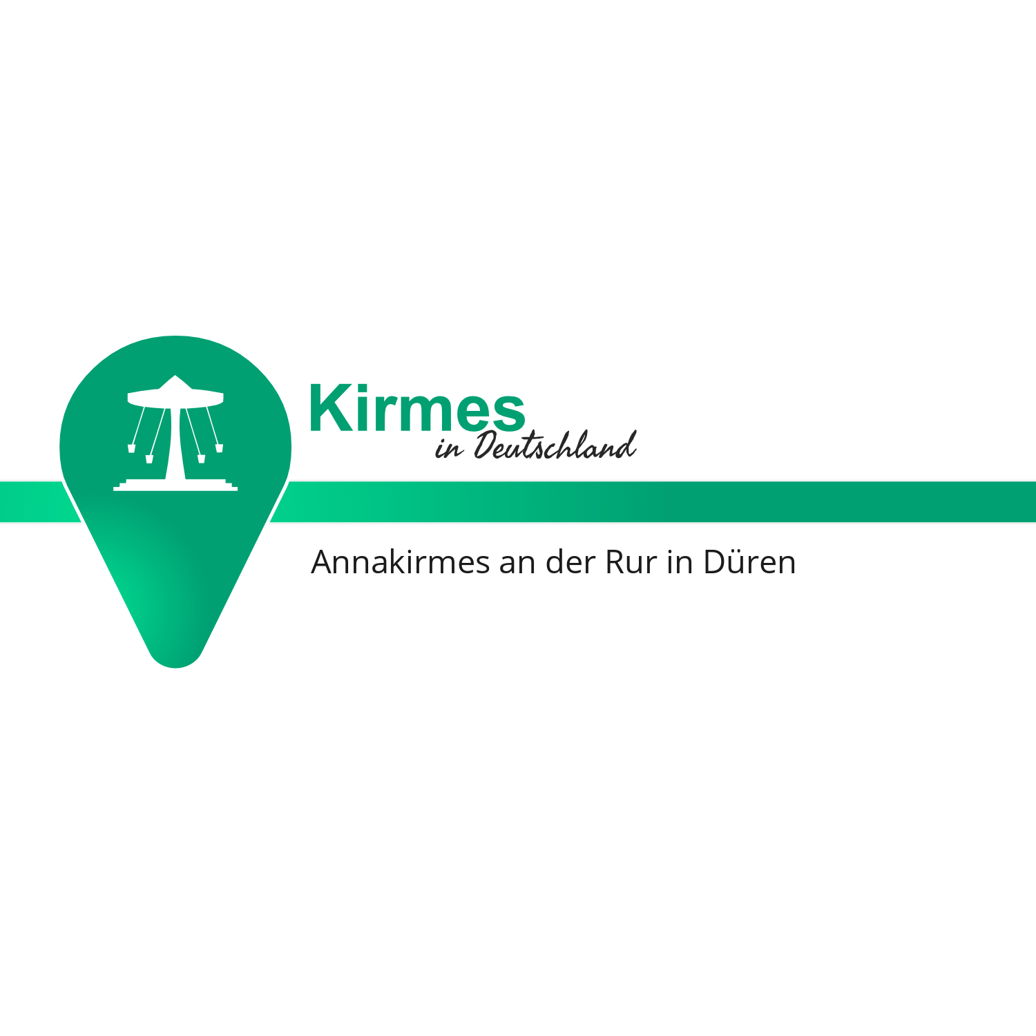 Annakirmes An Der Rur In D ren